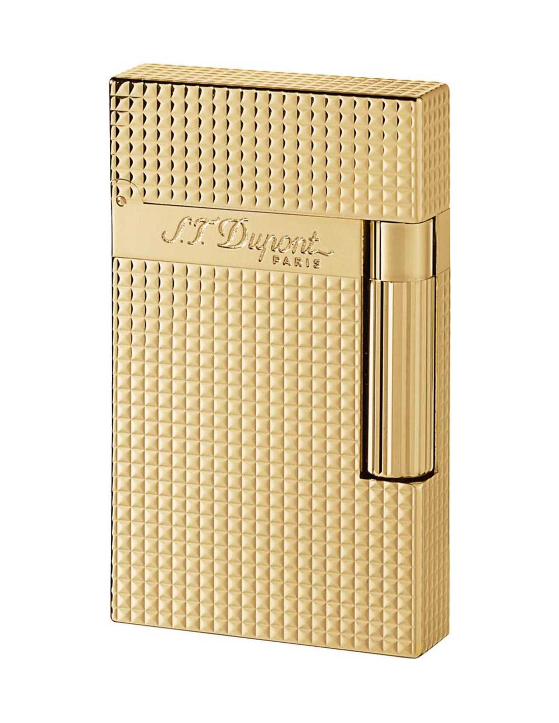 Luksus S.T. Dupont Ligne 2 Lighter i Guld - Tilbud!