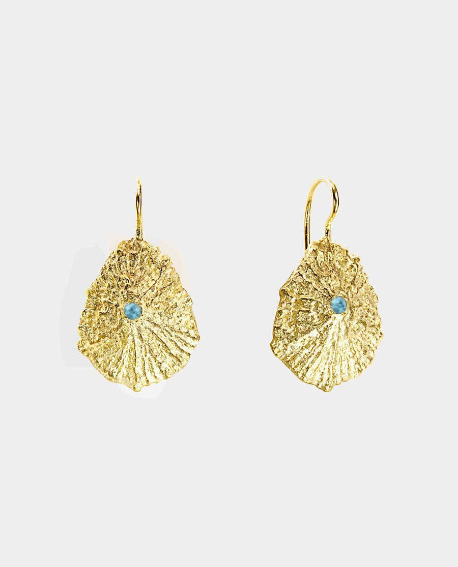 Alina – Øreringe med Lyseblå Apatit til Gaver og Anledninger