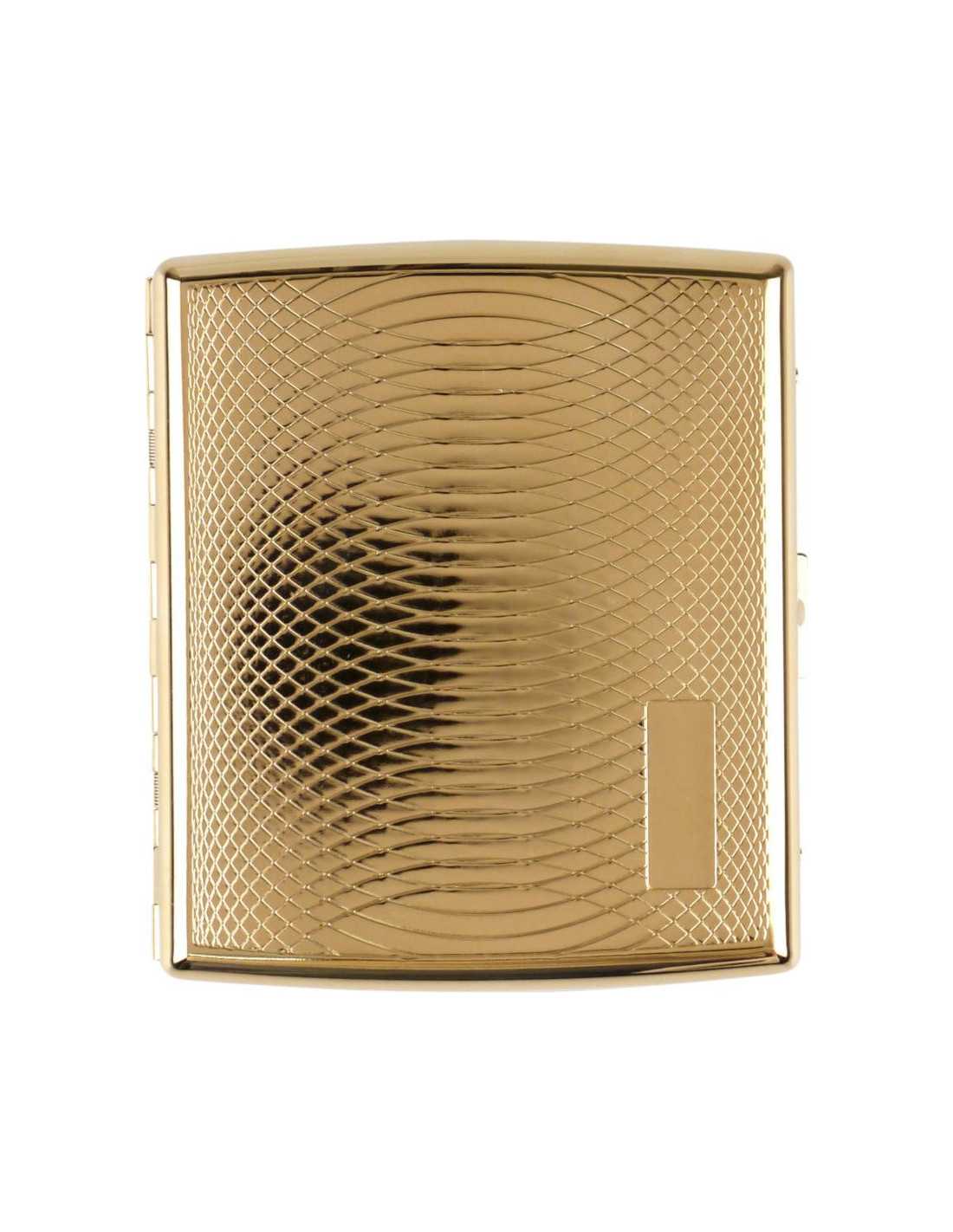 Luksus Jean Claude Cigaret Etui i Guld - Eksklusiv Design