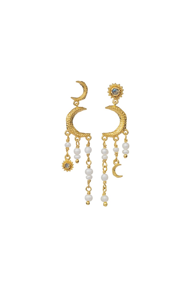 Maanesten - øreringe - Astrea Earrings - Guld