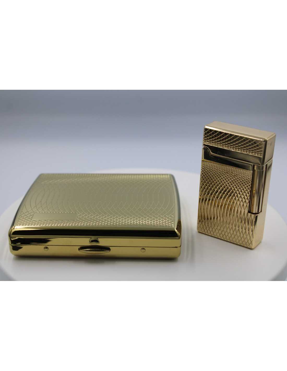 Eksklusivt sæt: Luigi Ricci Jetlighter & Jean Claude Cigaretetui