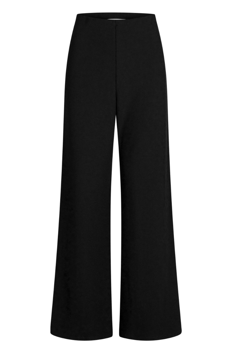 Sisters Point - Bukser i Sort med Elastik i Taljen