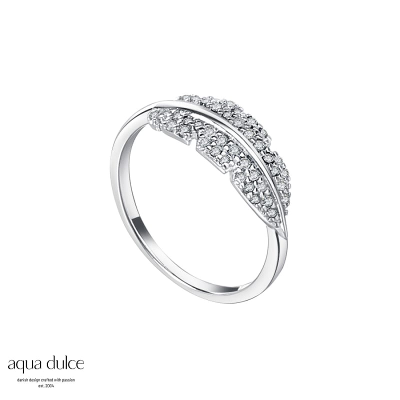Flora Fingerring med Zirkonia - Smykker Tilbud