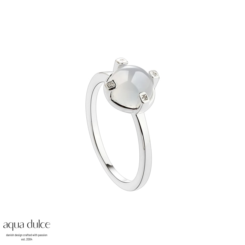 Ring Stone Peggy i 925 Sterling Sølv - Nikkelfri Smykke