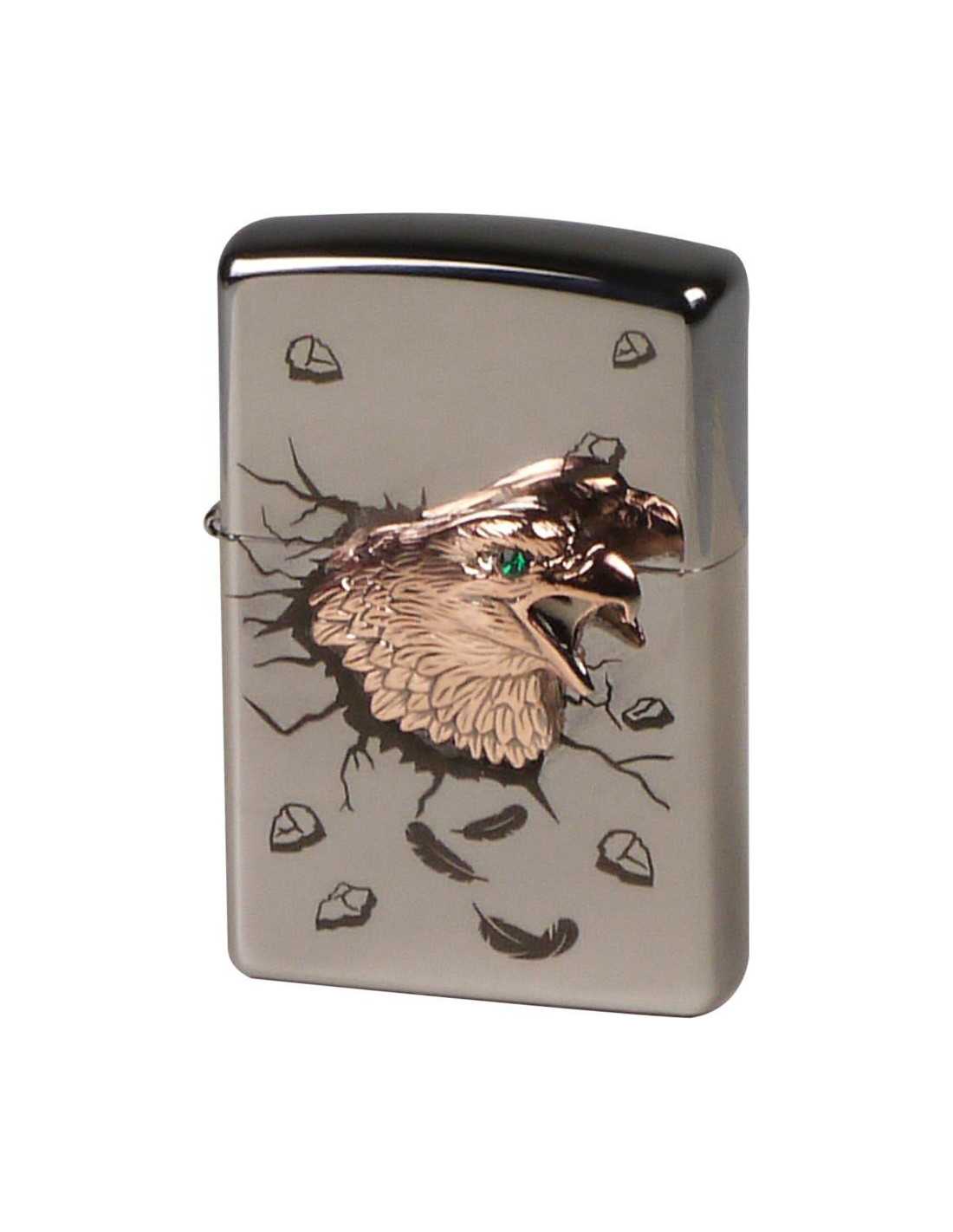 Zippo Lighter "Golden Eagle" Limited Edition med Swarovski Sten