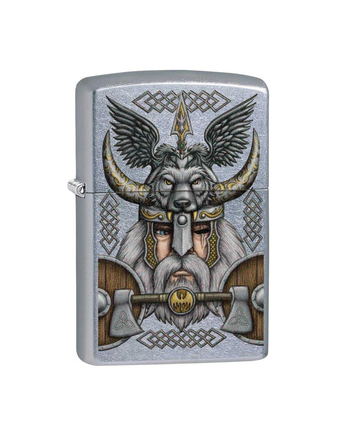 Zippo Lighter "Viking Odin" med eksklusiv opbevaringsæske