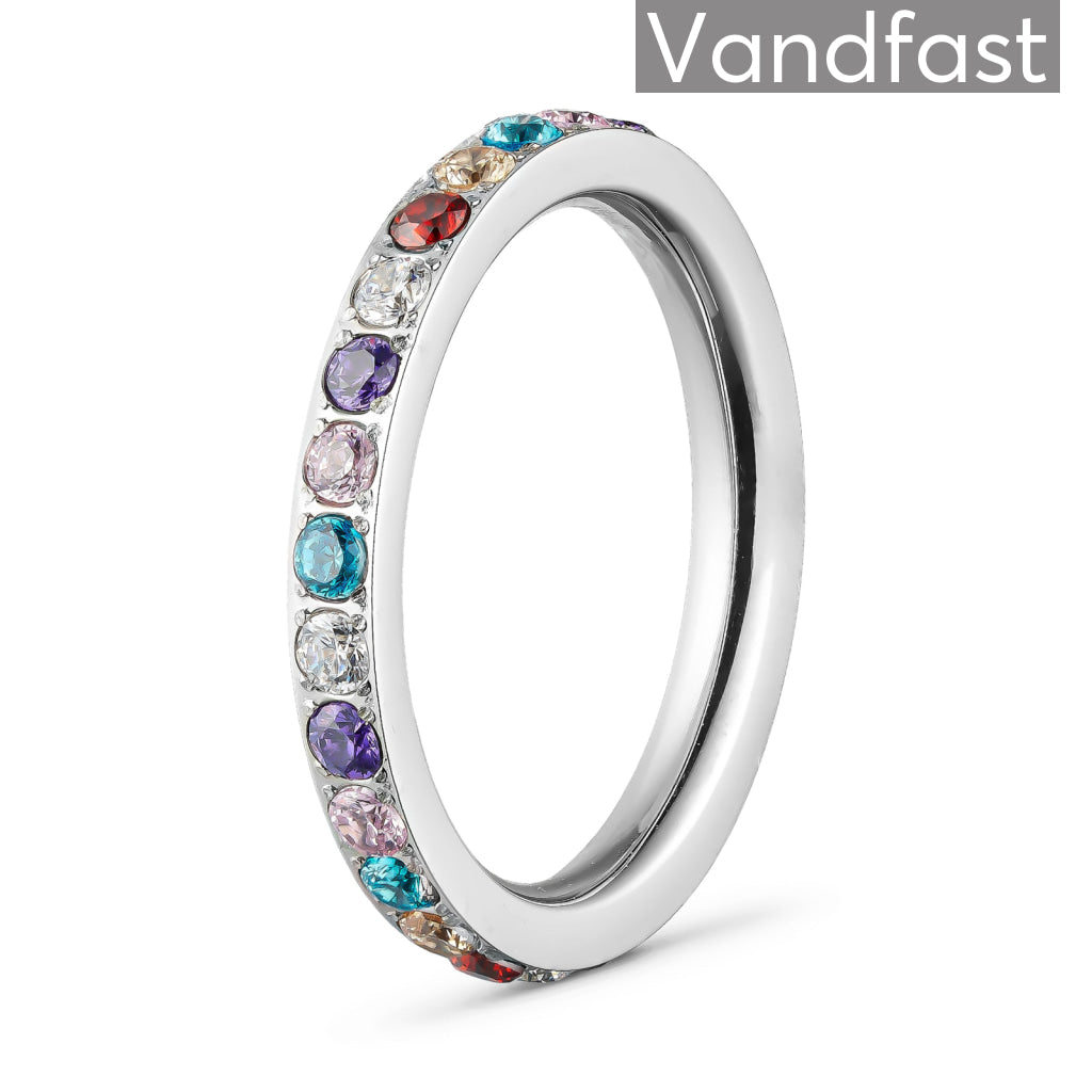 Annebrauner Alliance Multicolor Ring - Eksklusivt Smykke
