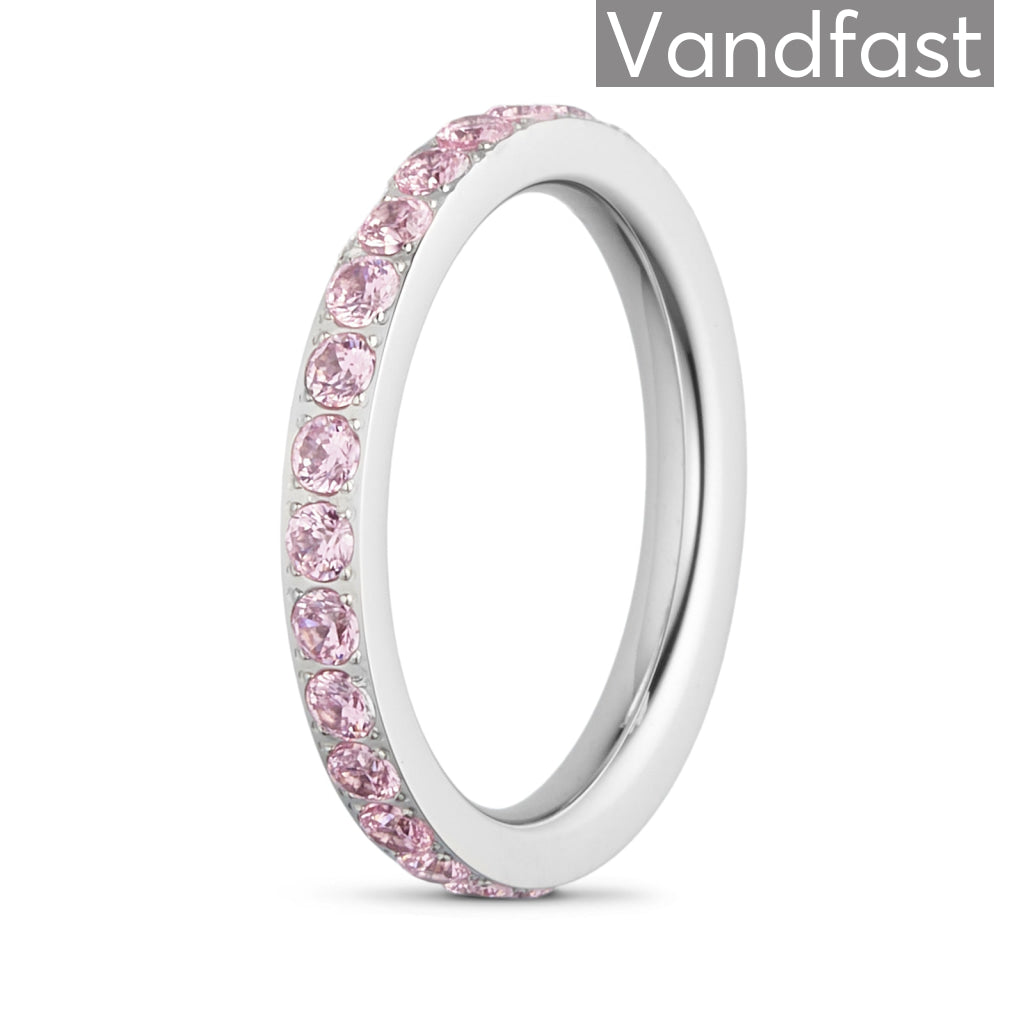 Annebrauner Alliance Pink Ring - Eksklusiv Smykkeæske