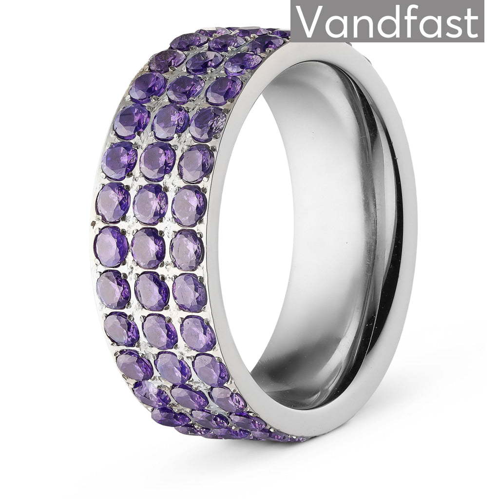 Annebrauner Alliance Lilla Ring – Eksklusiv Smykkeæske