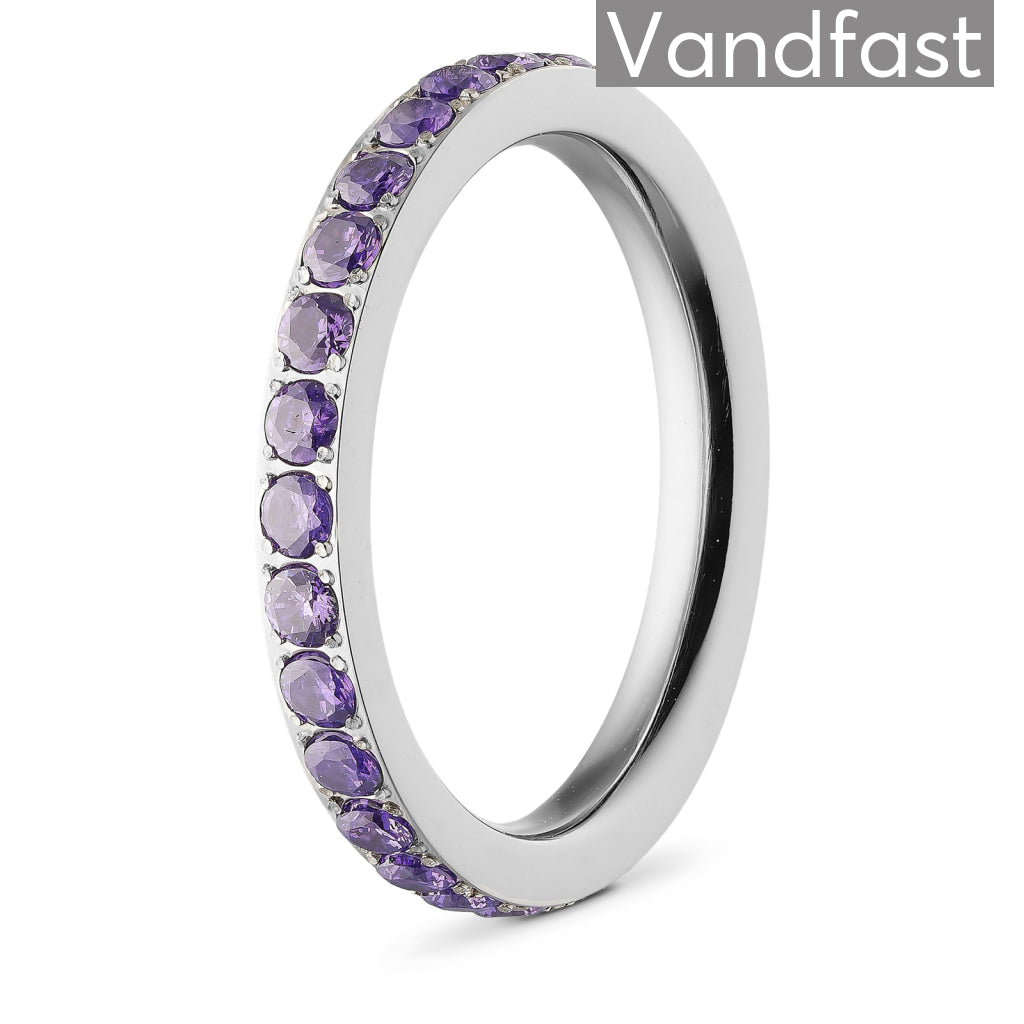 Annebrauner Alliance Lilla Ring - Eksklusiv Smykkeæske