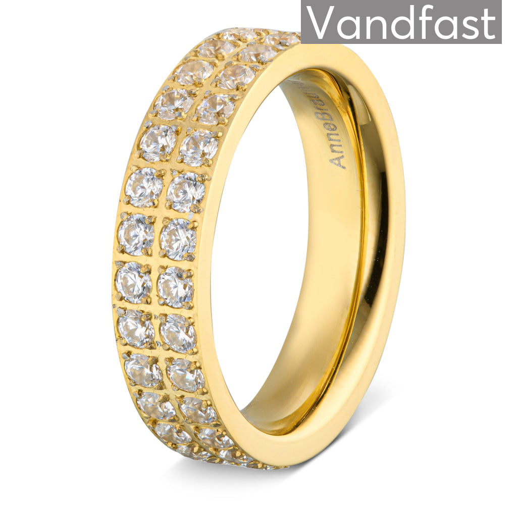Annebrauner Alliance Ring - 18k Guldbelagt Elegance