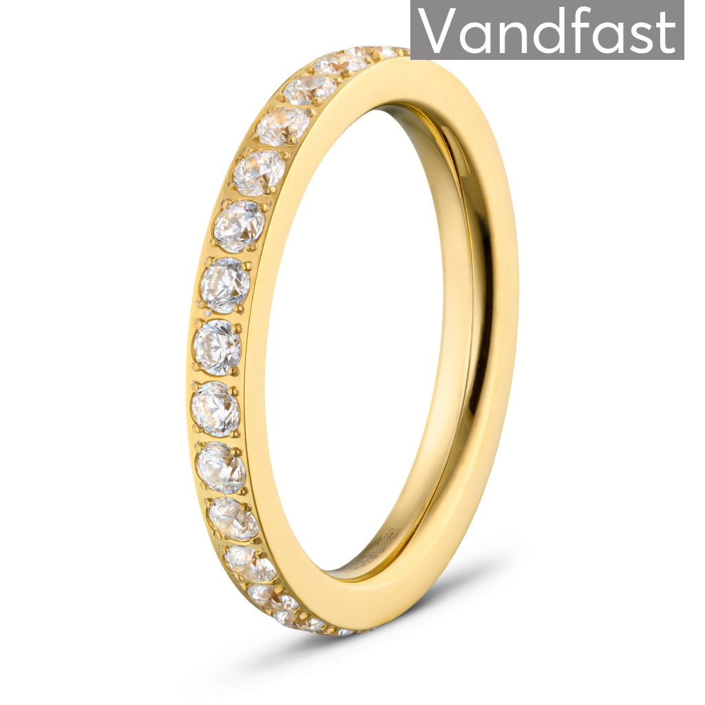 Annebrauner Alliance Ring - 18k Guldbelagt Elegance