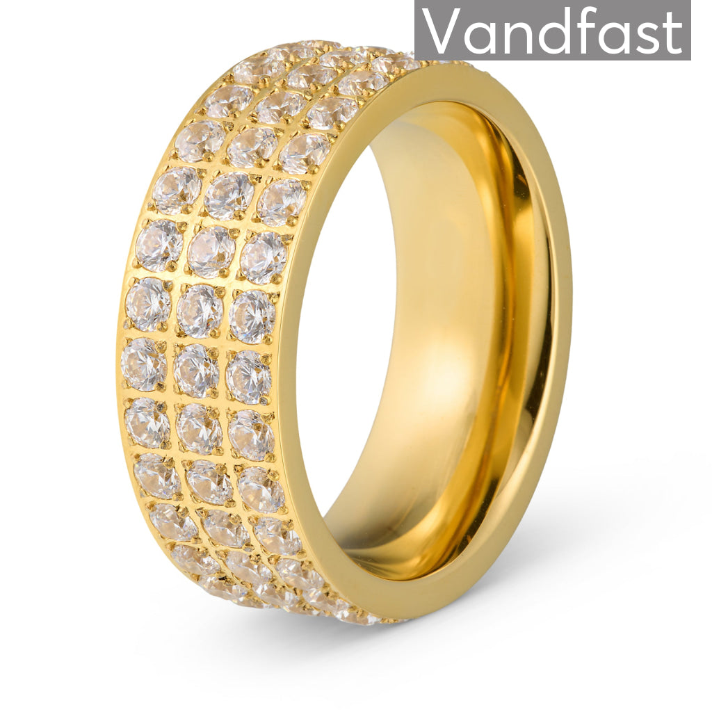 Annebrauner Alliance Ring i 18k Guldbelægning - Eksklusiv Æske