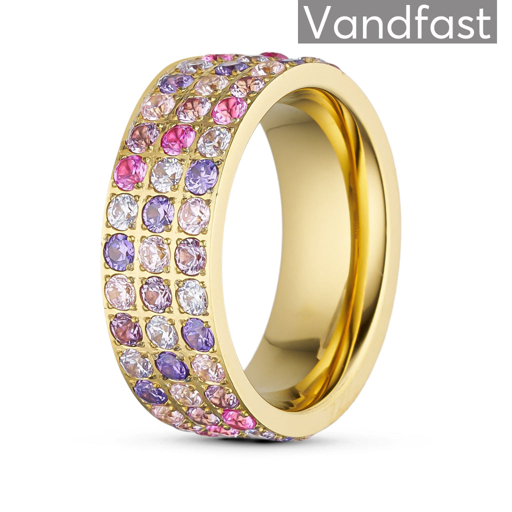 Annebrauner Alliance Ring i 18k Guld med CZ Zirkonia