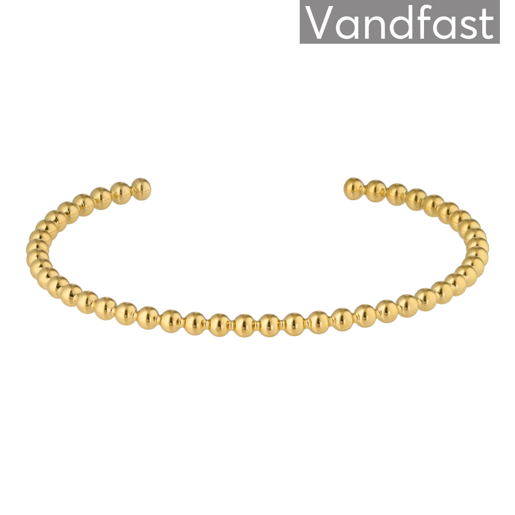 Annebrauner Bangle Ball Armbånd - 18k Guldbelagt Smykke