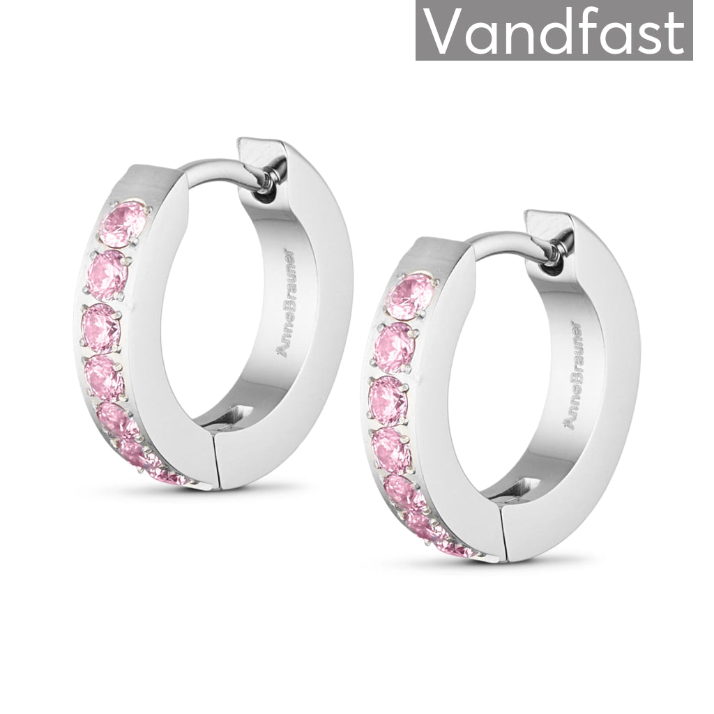 Annebrauner Creole Line Pink Øreringe i Eksklusiv Æske