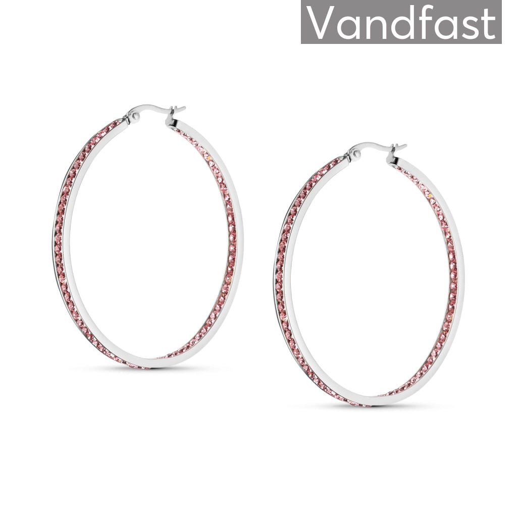 Annebrauner Creole Thin Big Pink Øreringe - Eksklusivt Tilbud