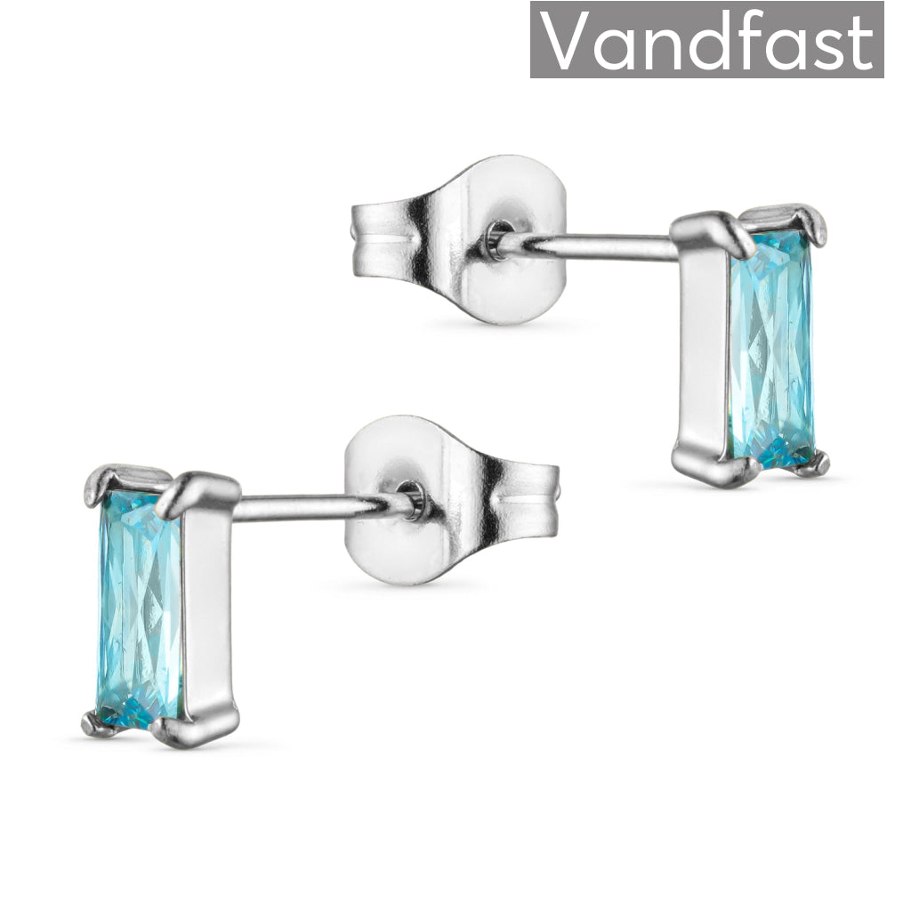 Annebrauner Empress Aquamarine Øreringe i Eksklusiv Æske