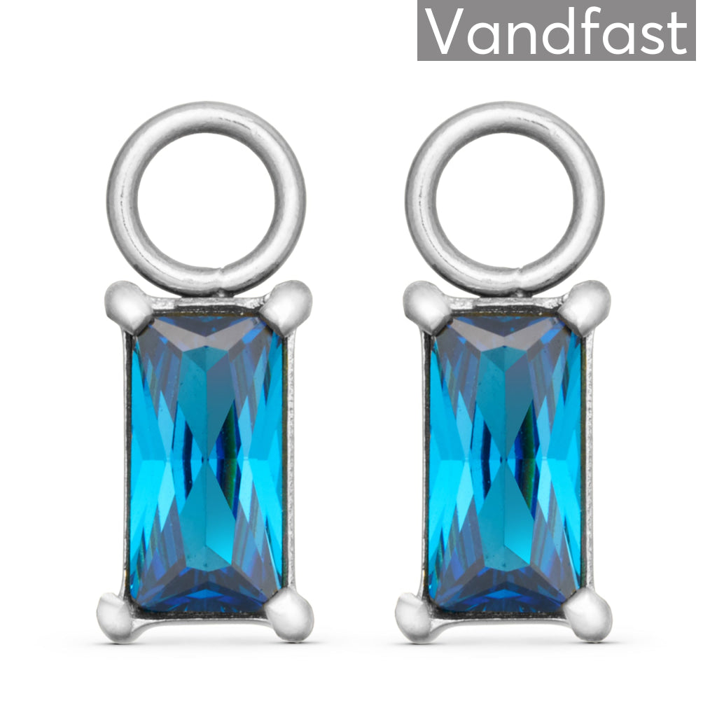 Annebrauner Empress Drops i Sapphirblå - Vedhæng til Øreringe