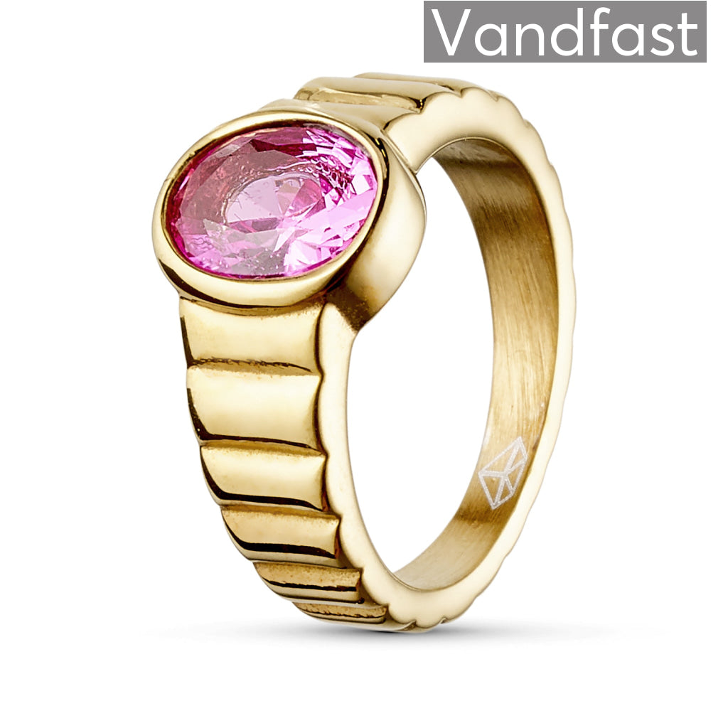 Annebrauner Imperial Rose Ring i 18k Guld - Eksklusiv Æske