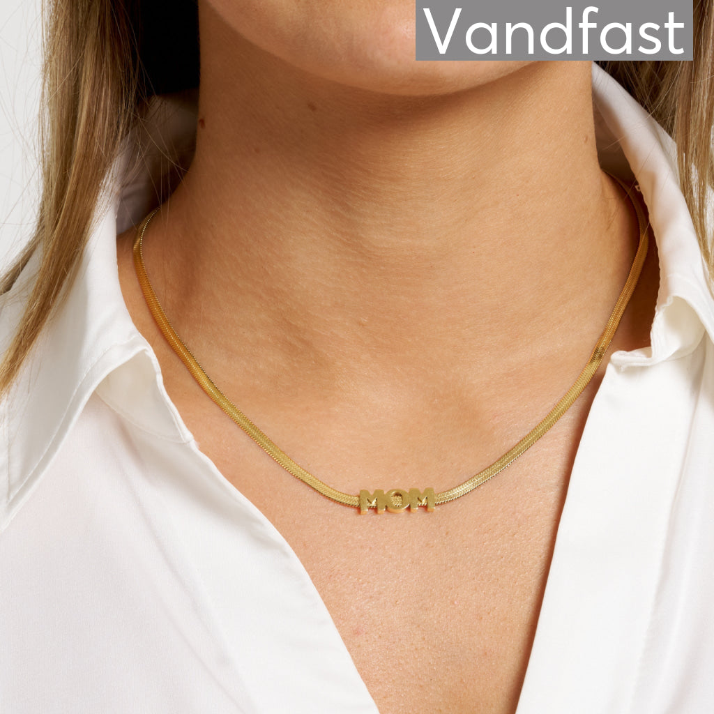 Annebrauner Mom Snake Halskæde i 18k Guld - Tidsløst Design