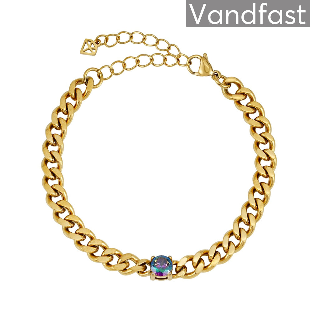 Annebrauner Panzer Galaxy Armbånd - 18k Guldbelagt Smykke