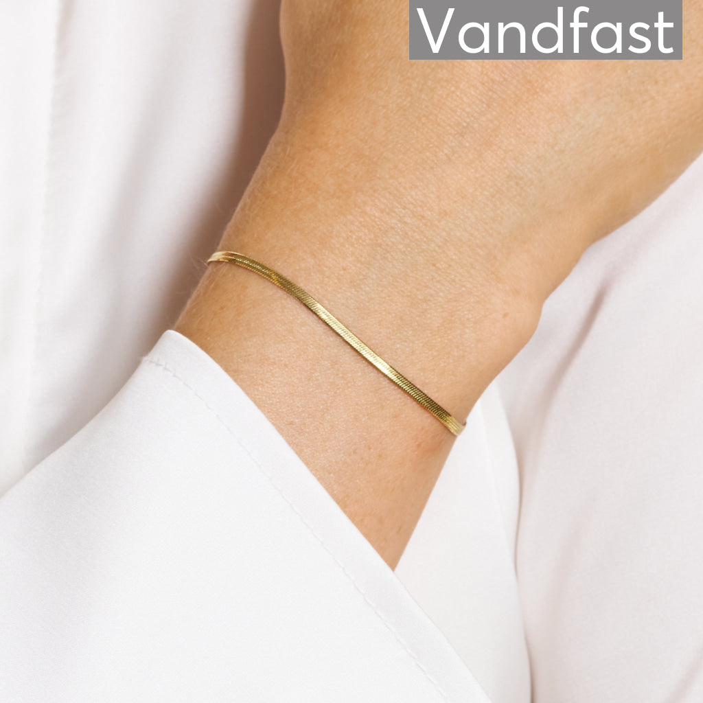 Annebrauner Slange Armbånd i 18K Forgyldt - Eksklusiv Stil