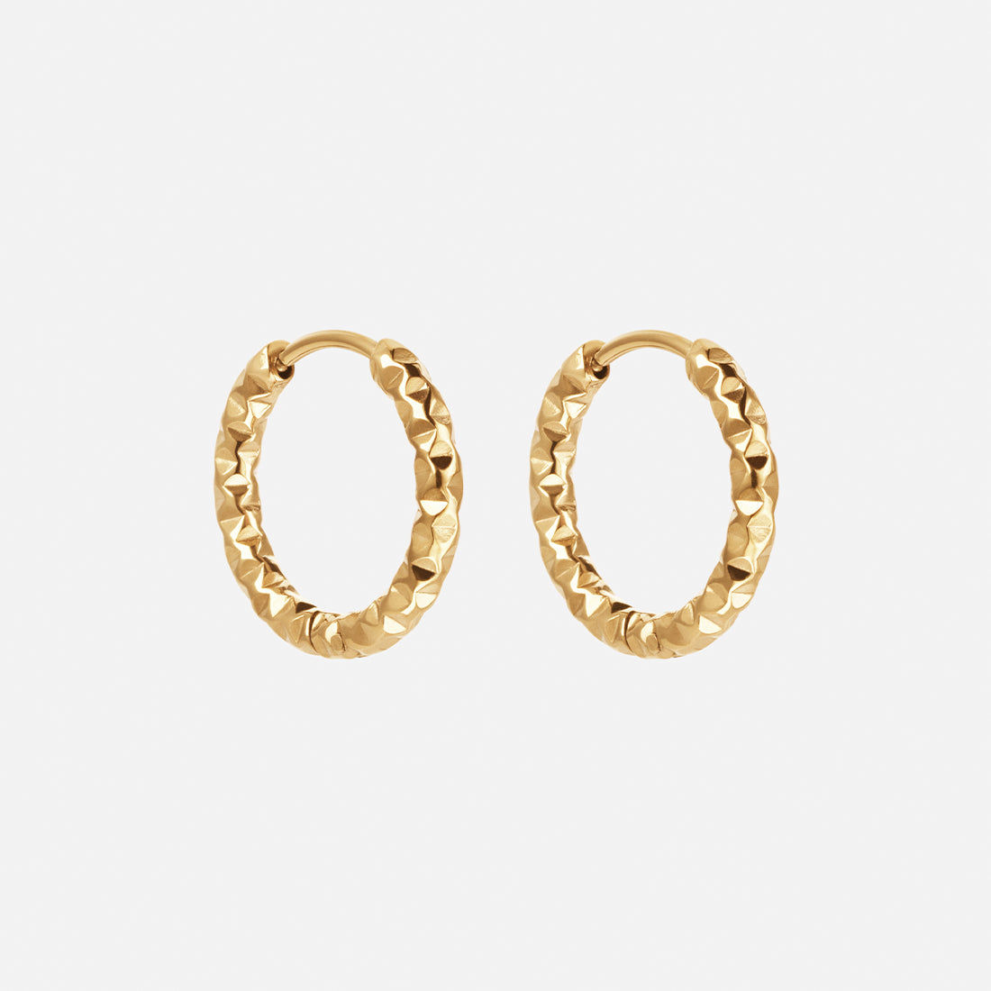 Astra Hoops øreringe 18k Guldbelagt 18mm