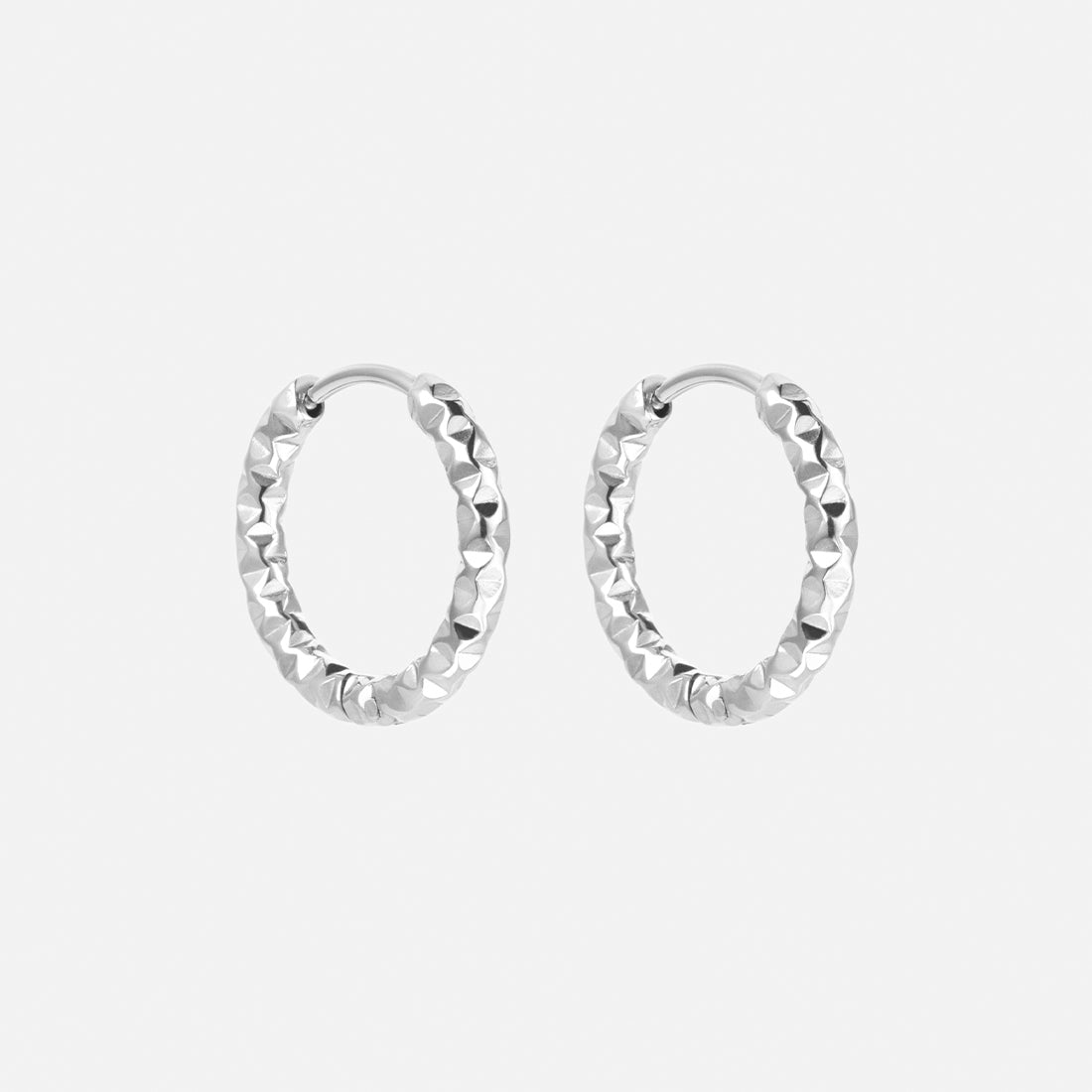 Astra Hoops øreringe Sølvfarvet 18mm