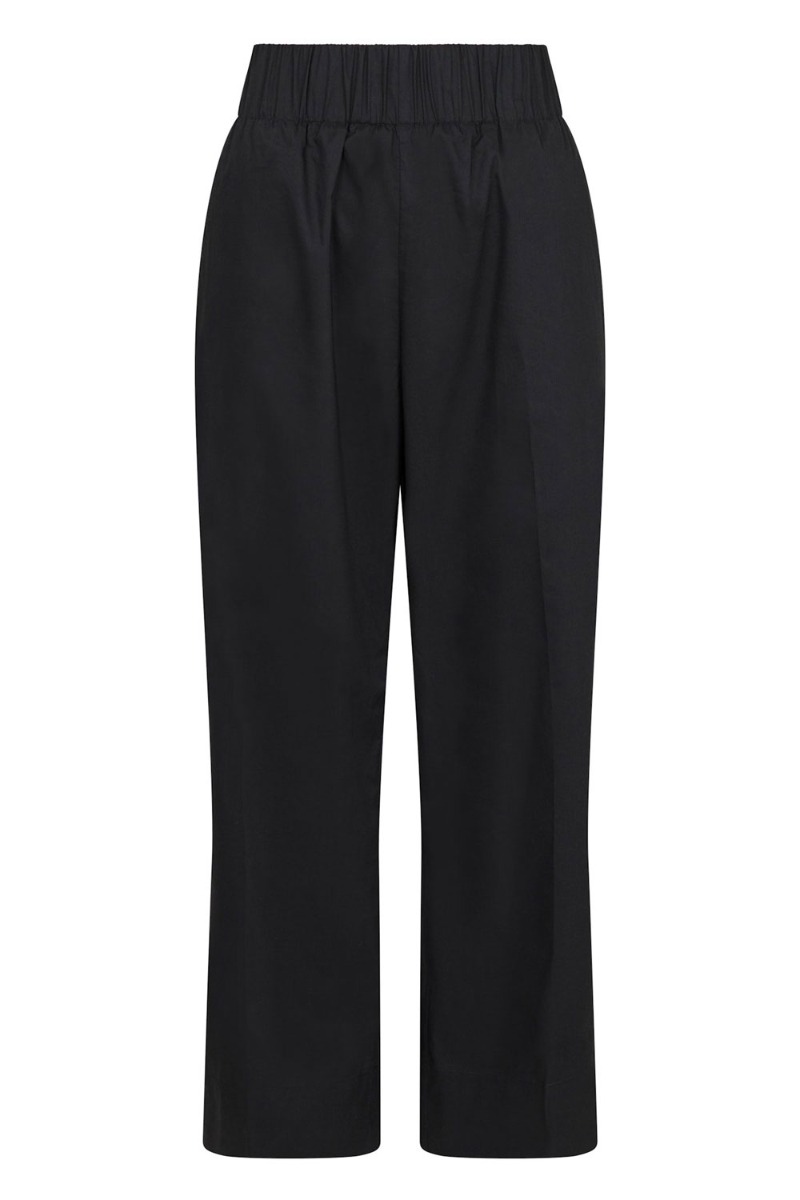 Neo Noir - Bukser - Yana Poplin Pants - Black