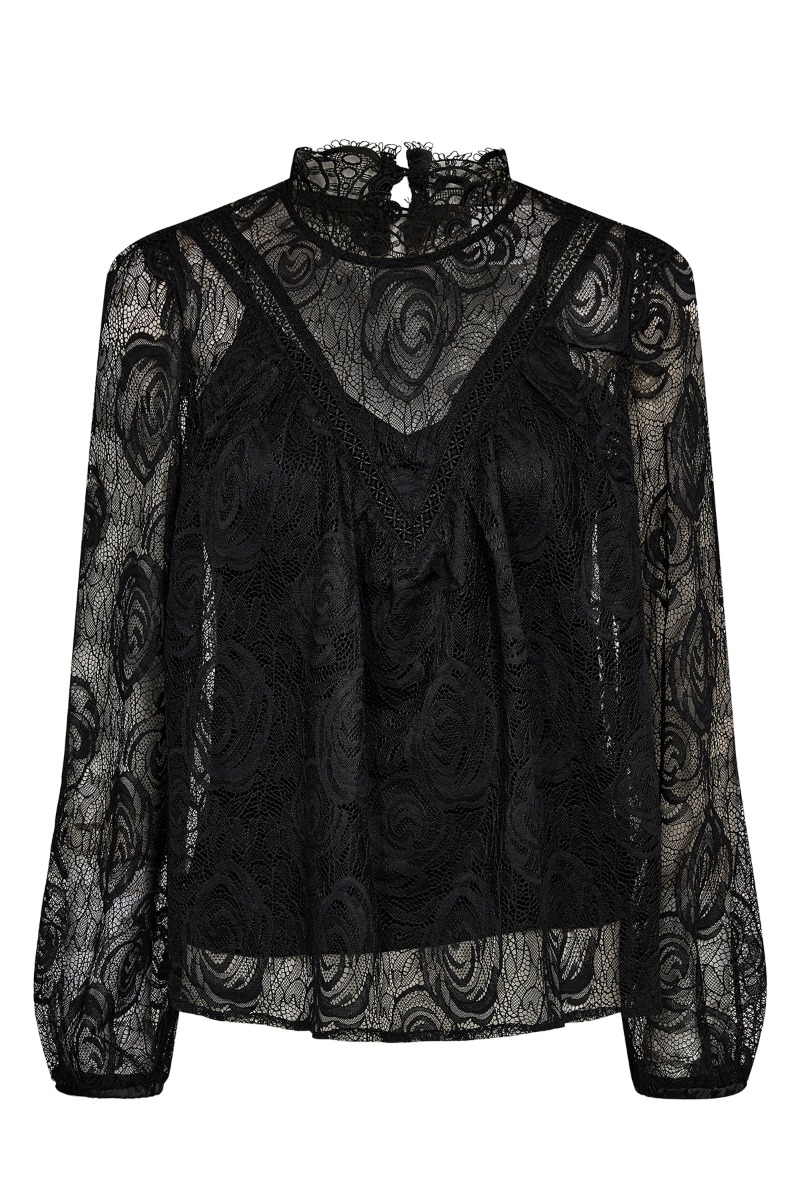 N?mph - Bluse - Nuibis Shirt - Caviar