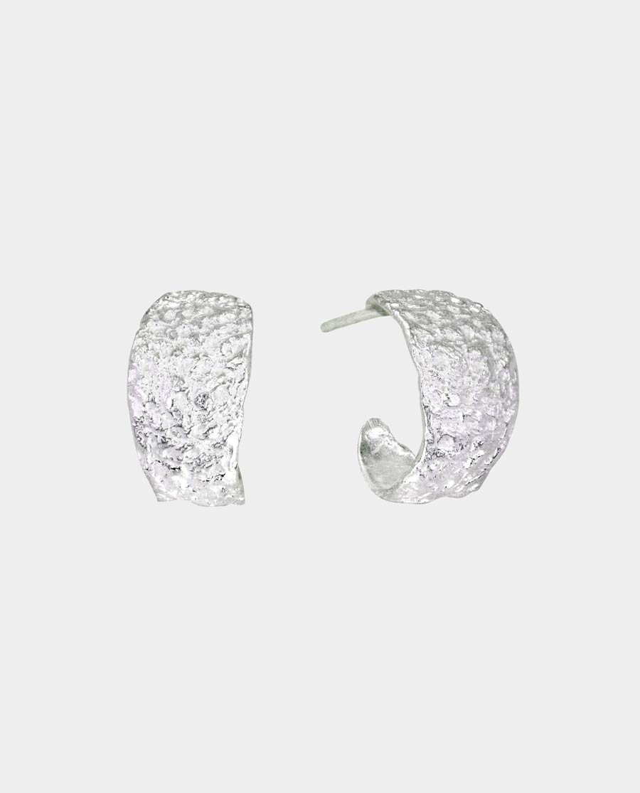 Vesna - Sølvkreoler Designet Som Iskrystaller