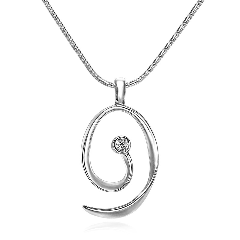 Vedhæng I Sølv Med Zirkonia