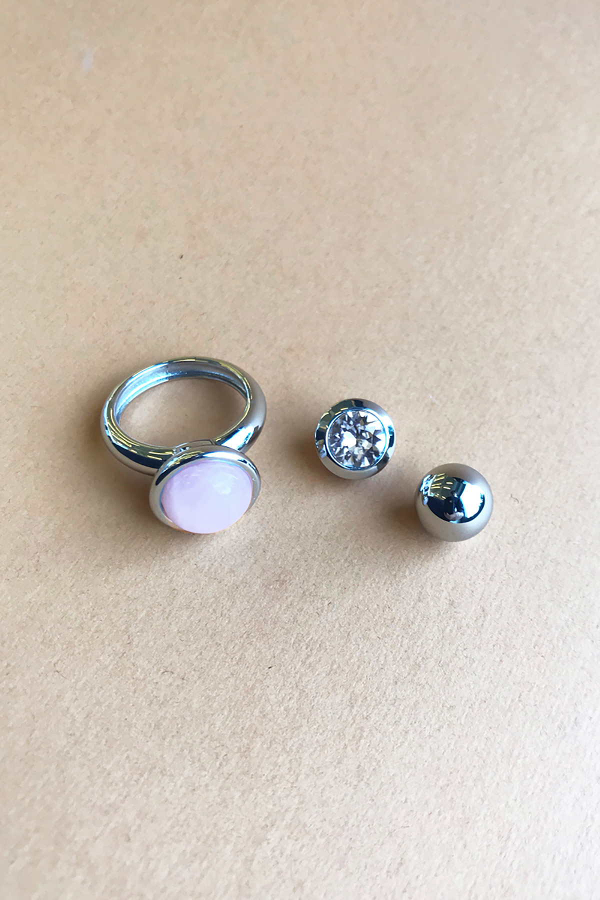 Dyrberg Kern Compliments Ring Sæt i Sølv - Nyhed!