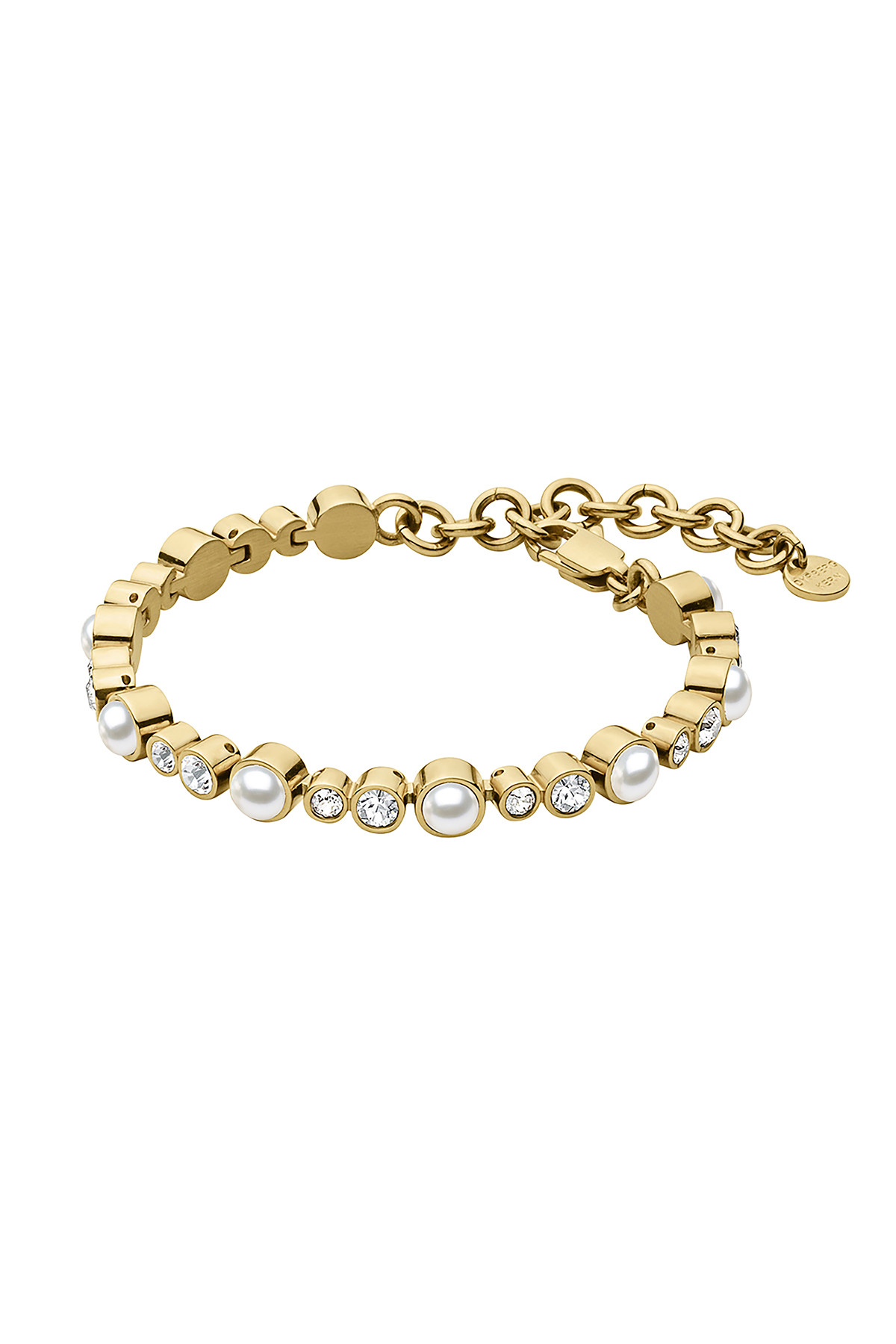 Dyrberg/Kern Sacha Armbånd i Guld med Swarovski Krystaller