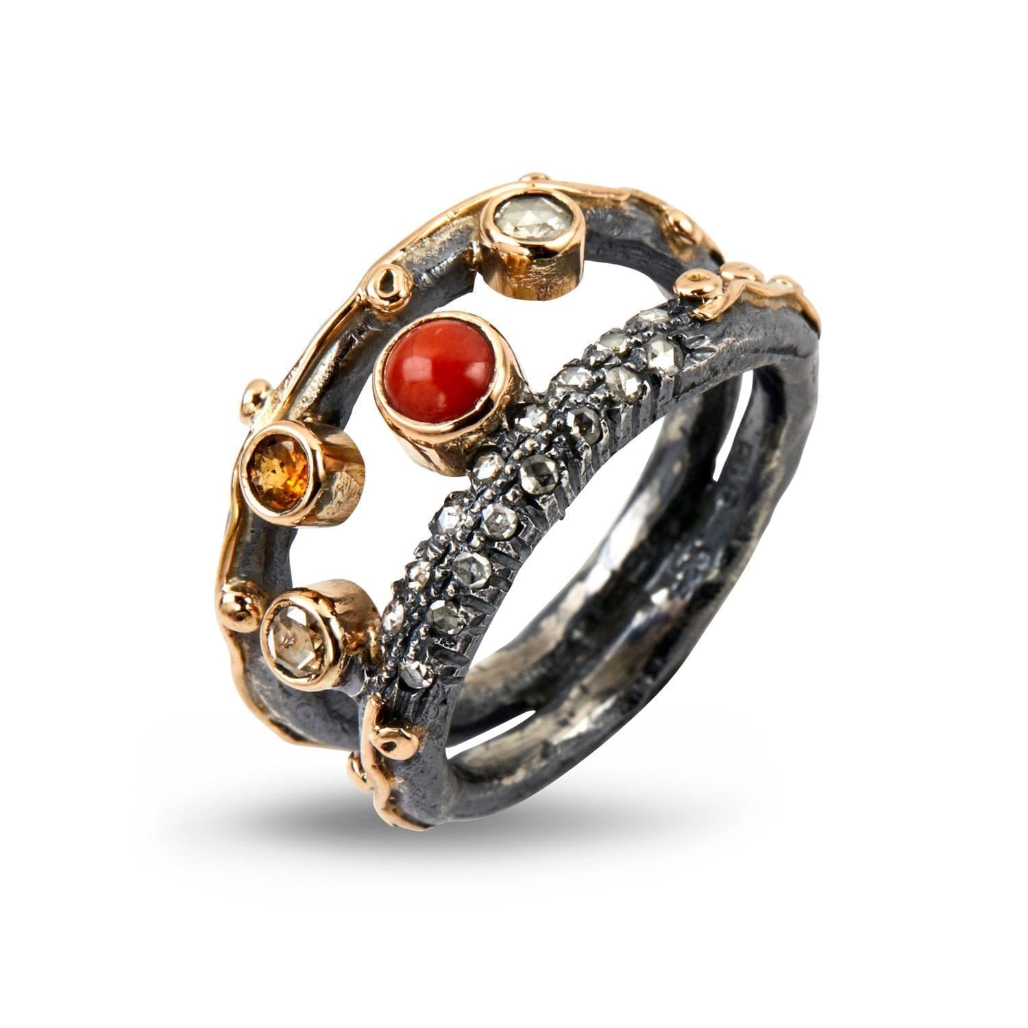 Ring Zeus Dubeca Superior Coral – Eksklusiv Diamantring