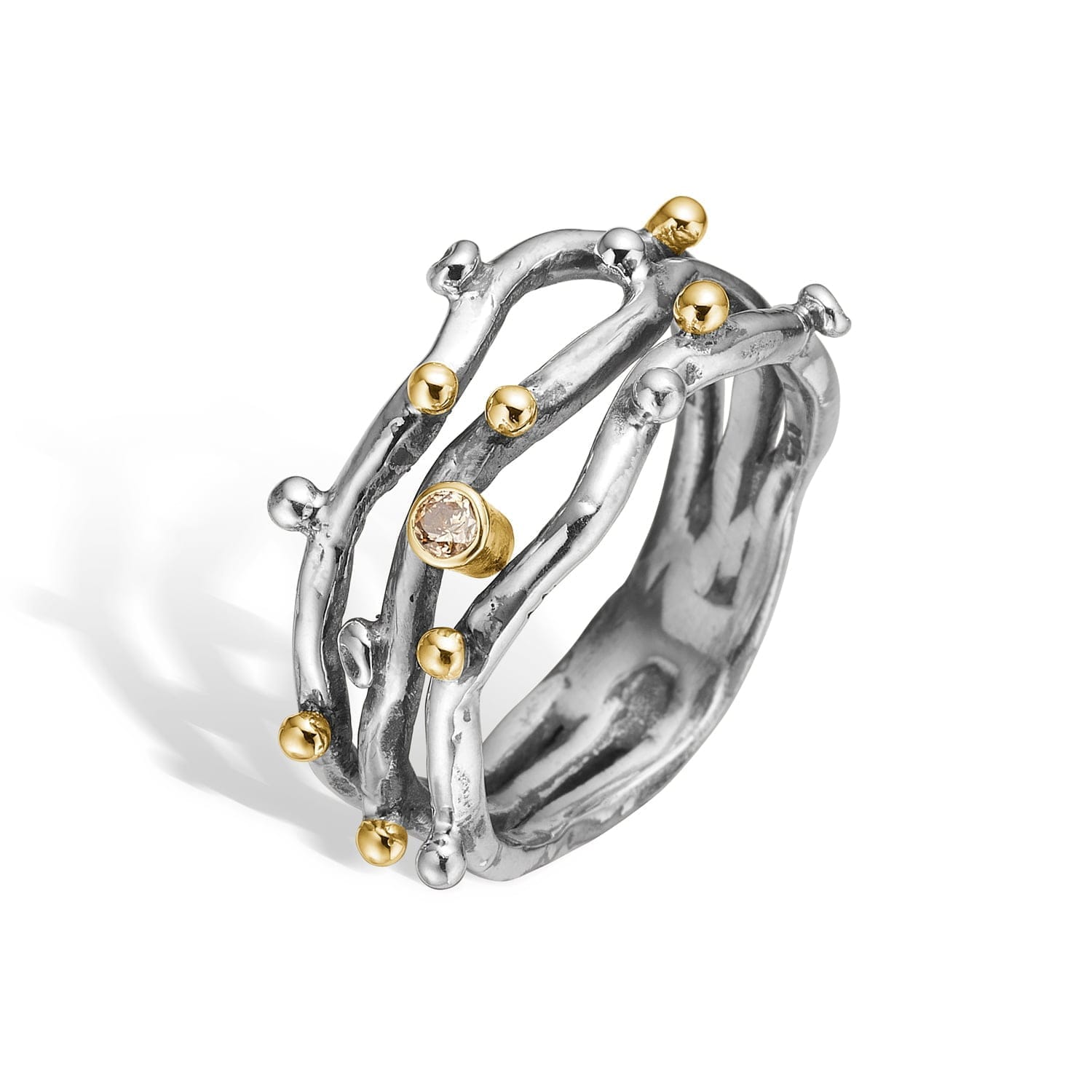 Ring Grace Triple Polished - Unik Sølvring til Tilbud