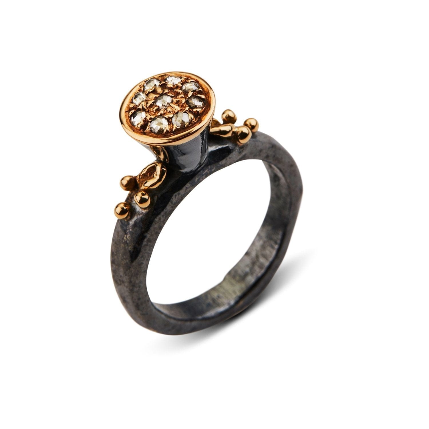 Ring Constantinople – Håndlavet i sølv og guld