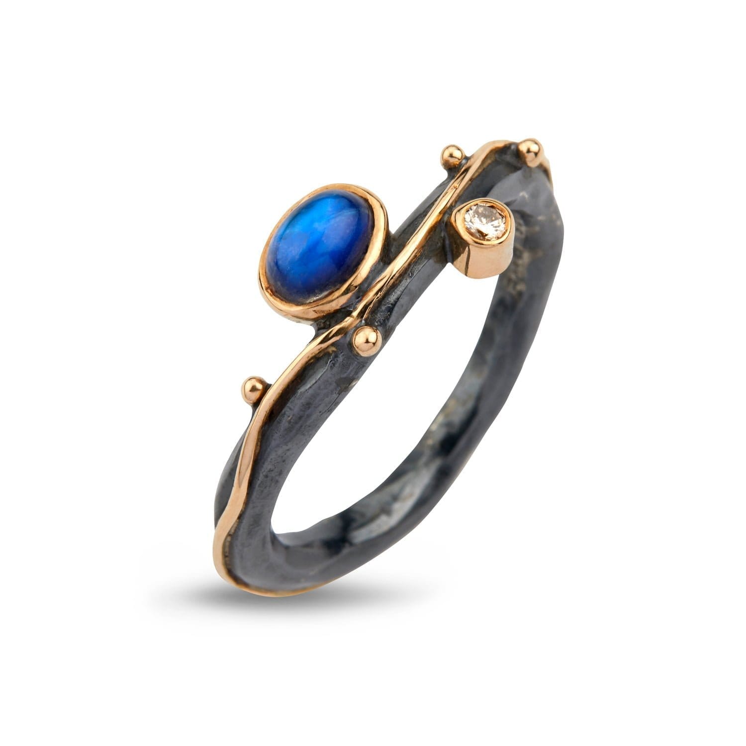 Ring Louise Rainbow Moon – Eventyrlig Elegance til Kvinder