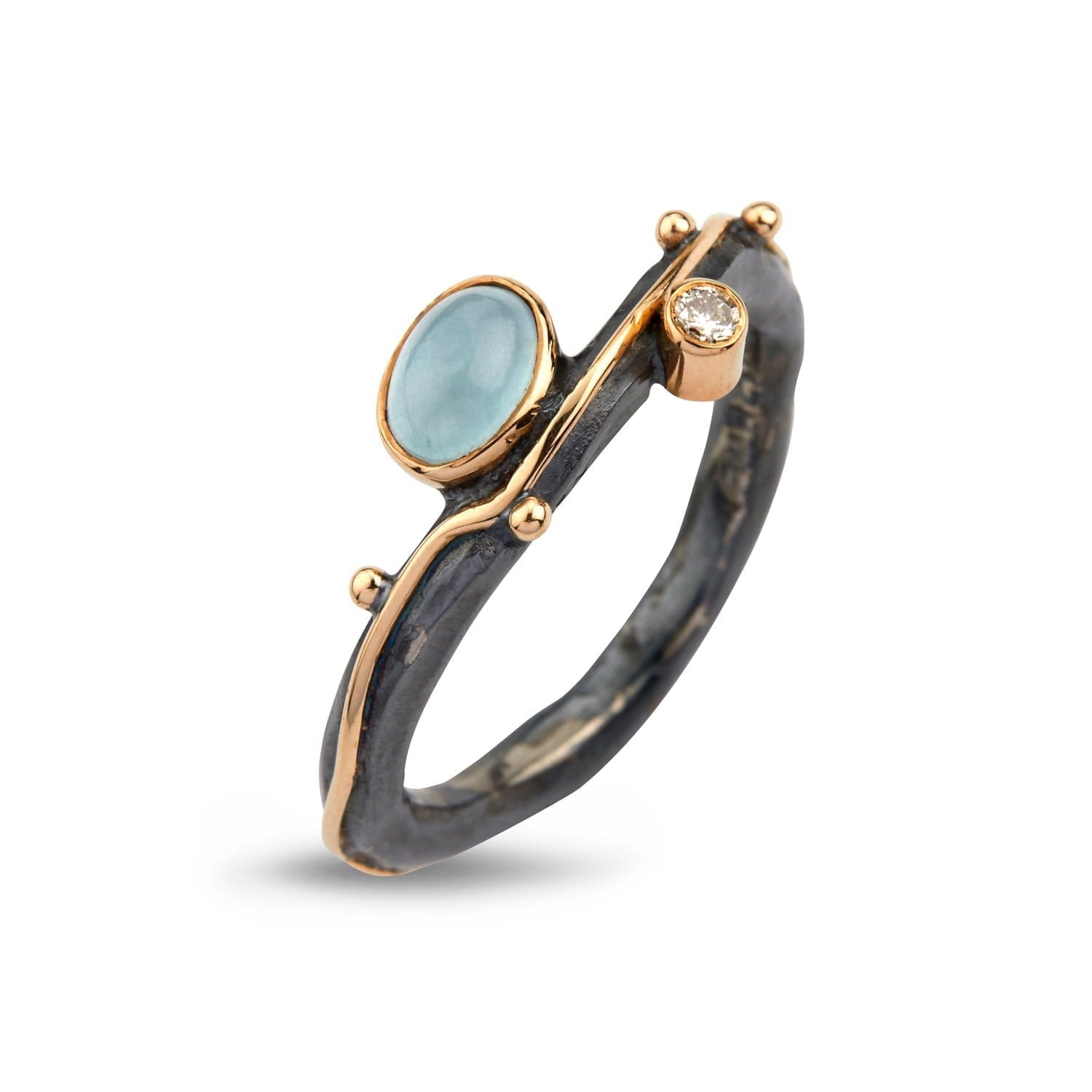 Sølvring Louise Aquamarine - Elegance til din samling