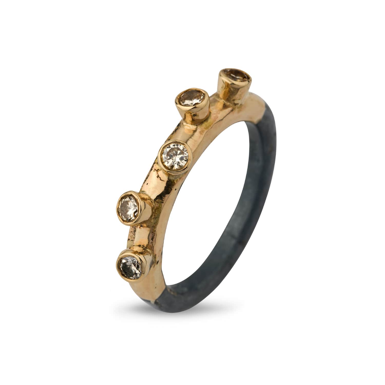 Ring Sarah-5 - Diamantring fra Bybirdie.dk