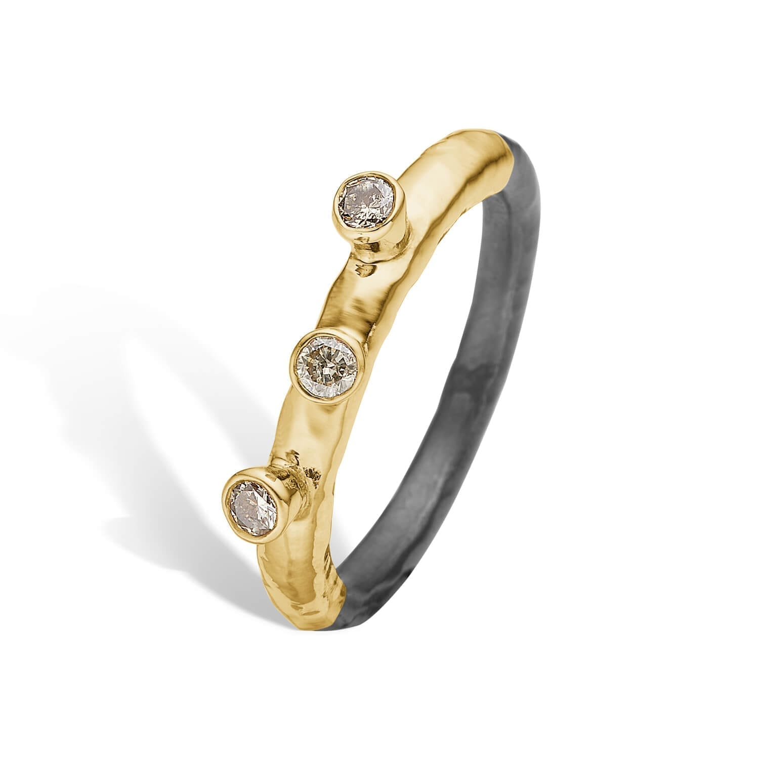 Ring Sarah-3 med 3 brillanter – Eksklusivt tilbud!