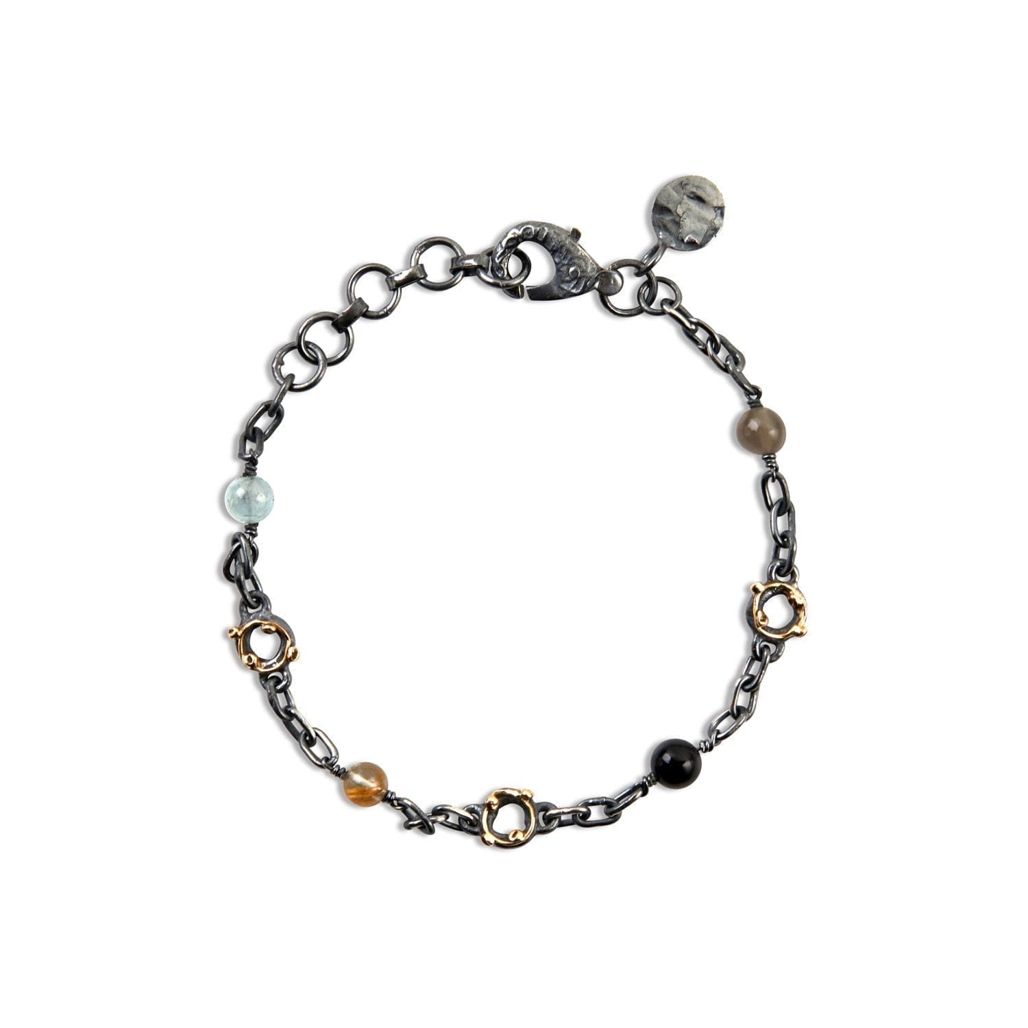 Kraftfuldt Chain Zeus Stones Mix Armbånd - Energi og Balance