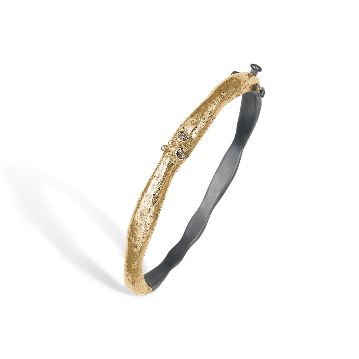 Sacra Golden Armring med diamanter - Fantastisk tilbud!