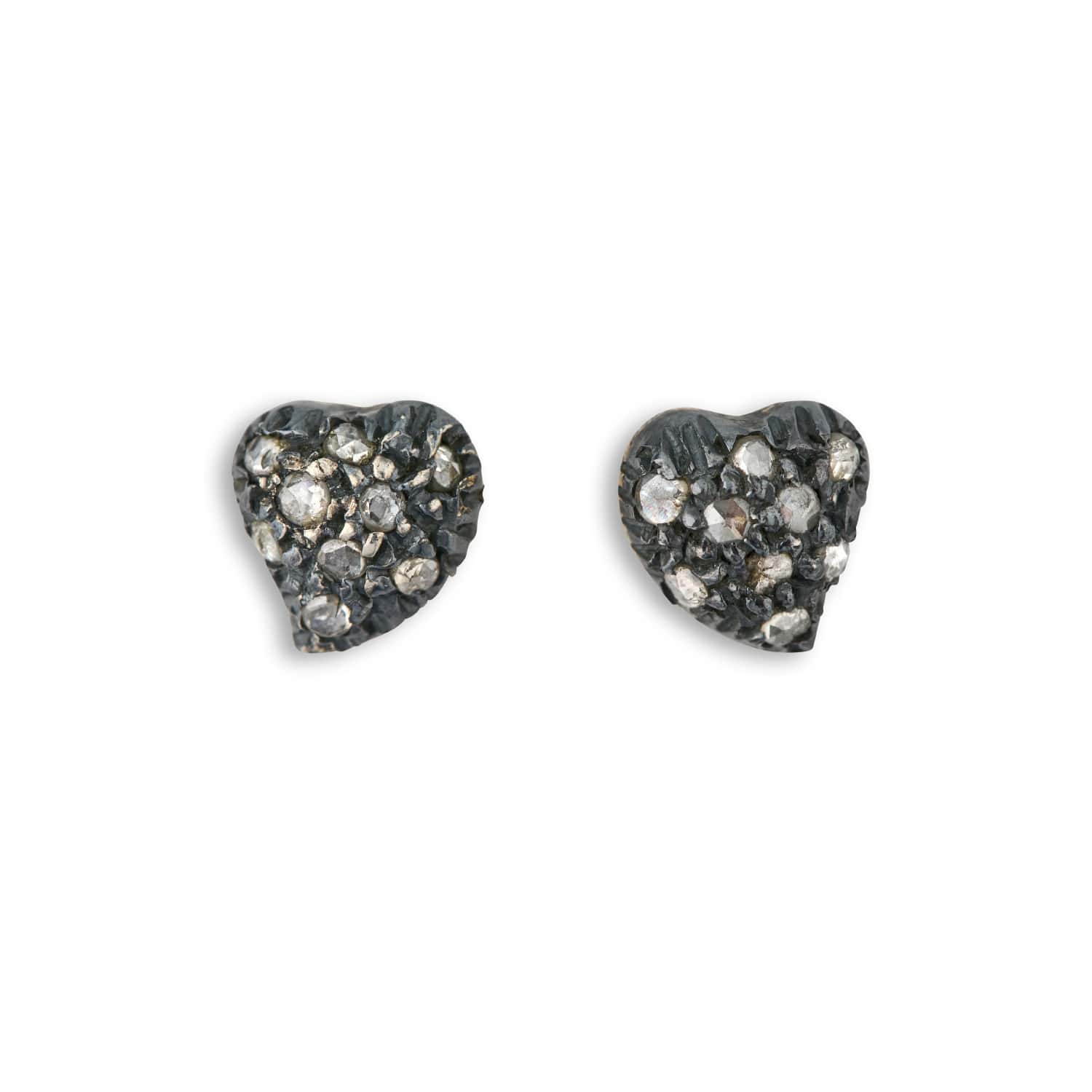 Victoria Rose Heart Pave Ørestikkere - Fantastisk Tilbud!
