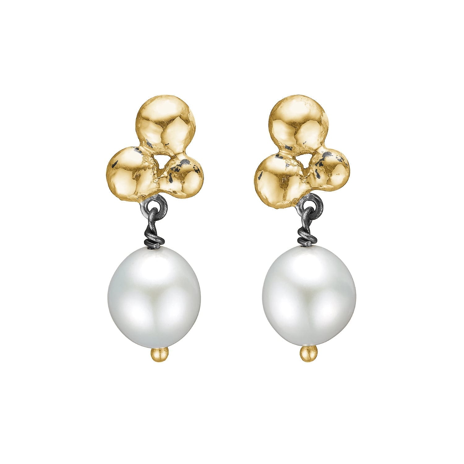 Alice Perle Ørestikkere med Guldpynt fra Bybirdie.dk