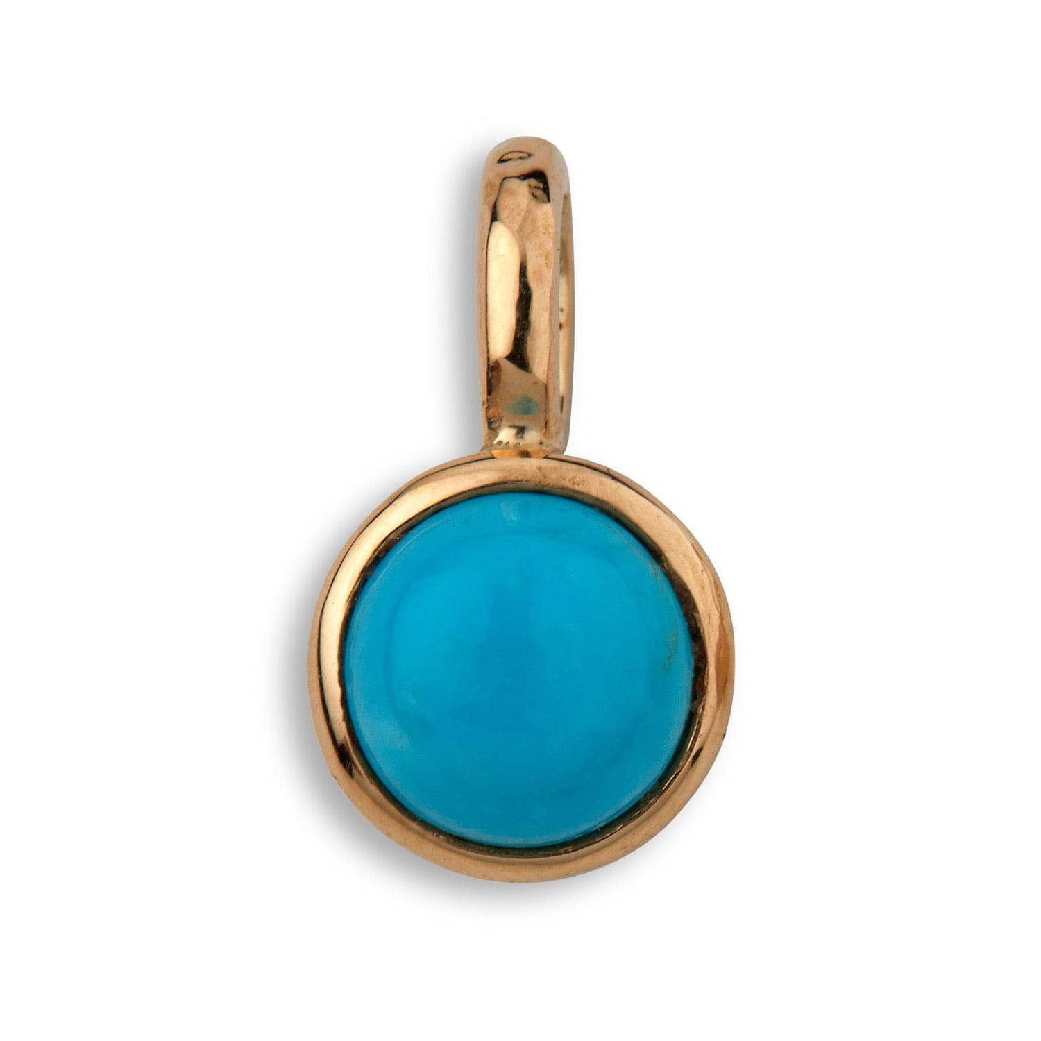 Victoria Turquoise Vedhæng i 14 Karat Guld - Unikt Smykke