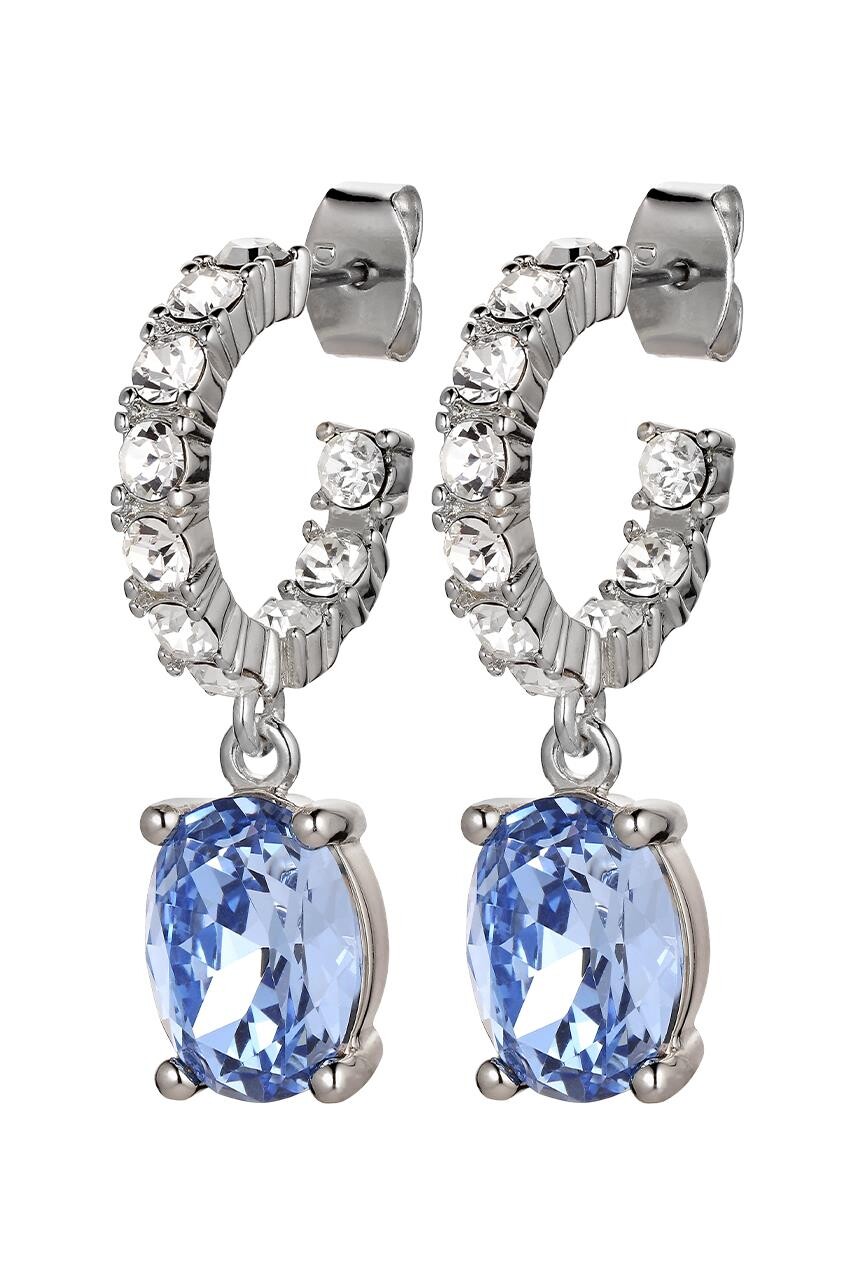 Dyrberg Kern Barbara Ørering i Sølv - Luksusdesign med Krystaller