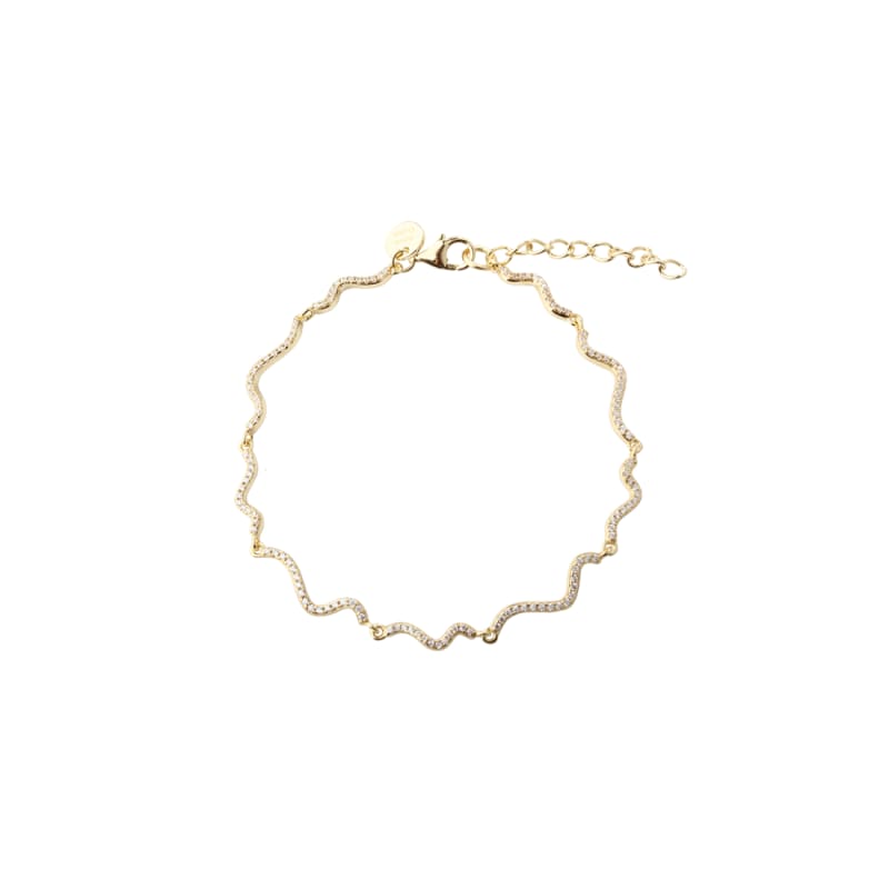 Curva Armbånd i Guld fra Aqua Dulce - Nyhed!