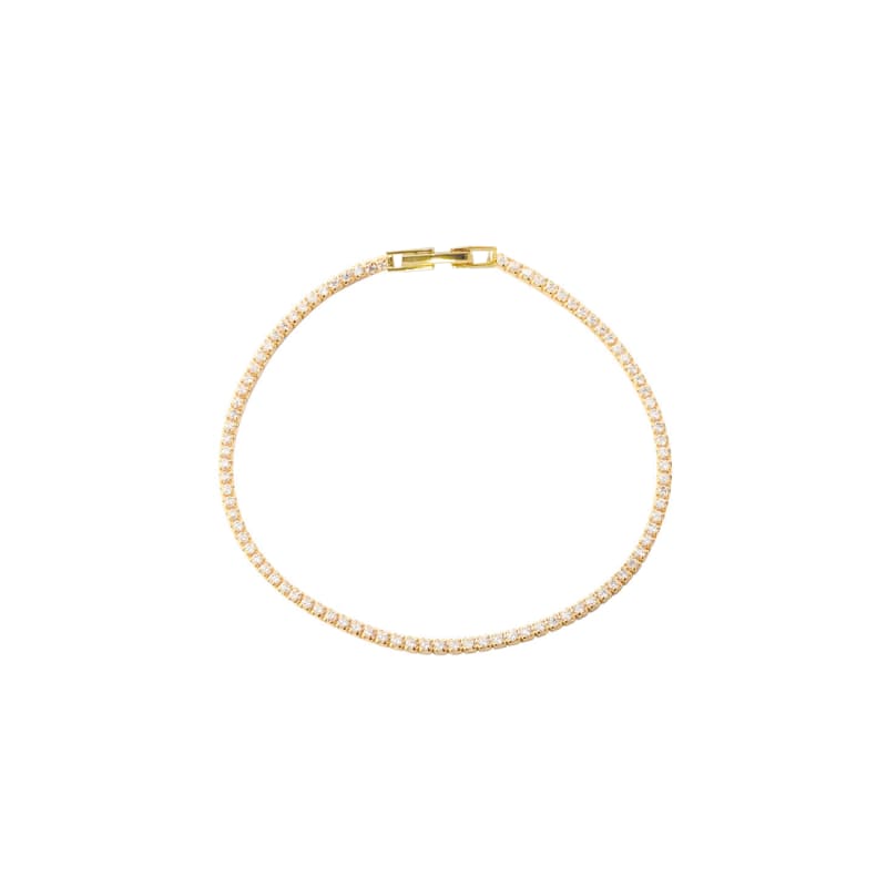 Tennisarmbånd 18 cm med CZ-stene fra Aqua Dulce